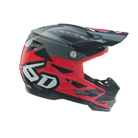 6D 'ATR-2' Replacement Peak - "Merge" Red Gry Blk