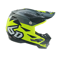 6D 'ATR-2' Replacement Peak - "Merge" Neon Yel Gry Blk