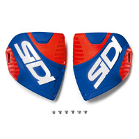 Sidi Part - #153 Crossfire 3 Shin Plate Blue Red Fluro White