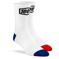 100% 'Terrain' Socks - White [Size: S/M]