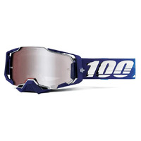 100% 'Armega' MX Goggles - Novel (HiPER® Silver Mirror Lens)