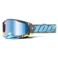 100% 'Racecraft 2' MX Goggles - Trinidad (Mirror Blue Lens)