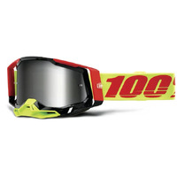 100% 'Racecraft 2' MX Goggles - Wiz (Flash Silver Lens)