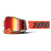 100% 'Racecraft 2' MX Goggles - Schrute (Mirror Red Lens)