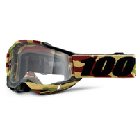 100% 'Accuri 2' MX Goggles - Camo (Clear Lens)