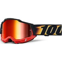 100% 'Accuri 2' MX Goggles - Stamino 2 (Mirror Red Lens)