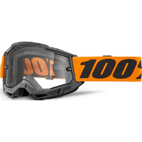 100% 'Accuri 2 Enduro' MX Goggles - Orange (Clear Lens)