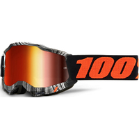 100% 'Accuri 2' Youth MX Goggles - Geospace (Mirror Red Lens)