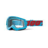 100% 'Strata 2' MX Goggles - Summit (Clear Lens)