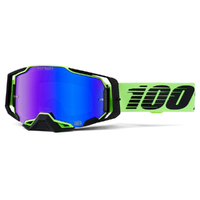 100% 'Armega' MX Goggles - Uruma (HiPER® Blue Mirror Lens)