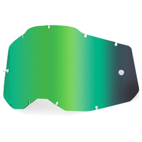 100% Replacement Lens (Racecraft2, Accuri2 & Strata2) - Mirror Green