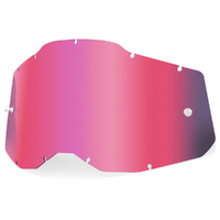 100% Replacement Lens (Racecraft2, Accuri2 & Strata2) - Pink