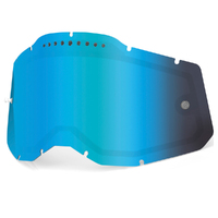 100% Replacement Lens (Racecraft2, Accuri2 & Strata2) - Vent Dual Mirror Blue