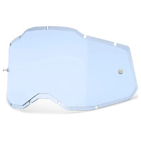 100% Replacement Lens (Racecraft2, Accuri2 & Strata2) - Injected Blue