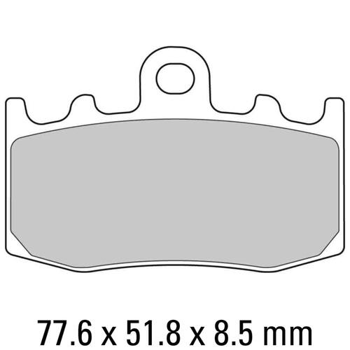 Ferodo FDB2125ST Disc Pad Set (2 pc) - Sinter Grip ST - Sintered