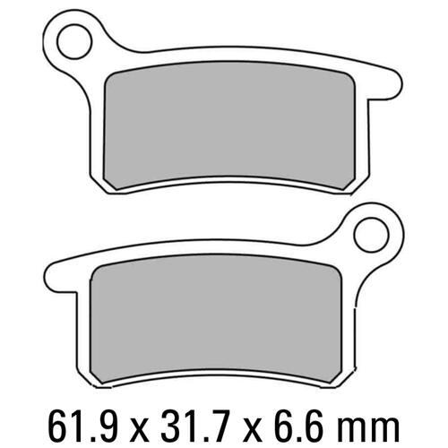 Ferodo FDB2157SG Disc Pad Set (2 pc) - Sinter Grip SG - Sintered