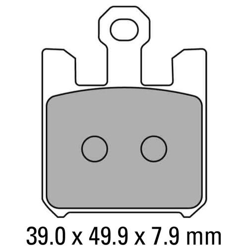 Ferodo FDB2164ST Disc Pad Set (4 pc) - Sinter Grip ST - Sintered