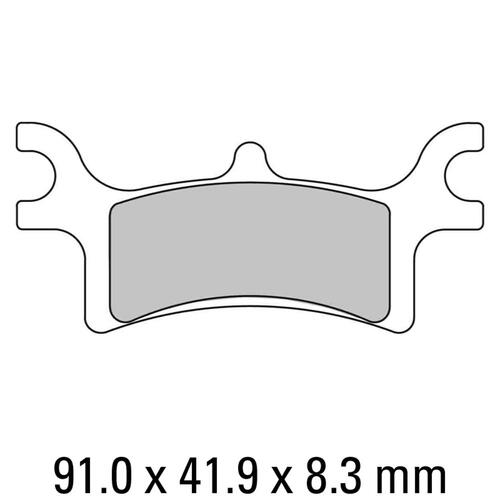 Ferodo FDB2176SG Disc Pad Set (2 pc) - Sinter Grip SG - Sintered