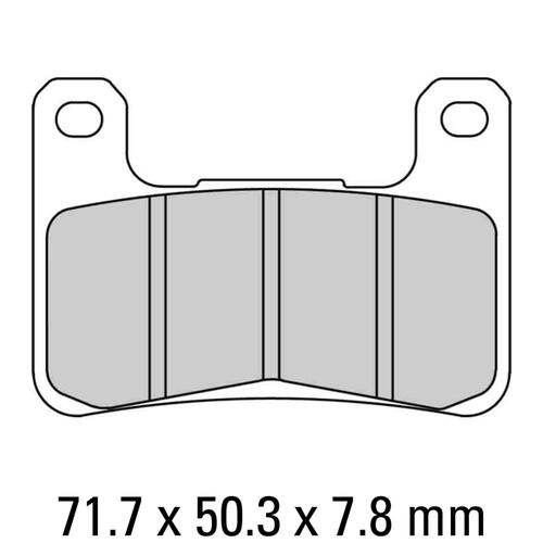 Ferodo FDB2178ST Disc Pad Set (2 pc) - Sinter Grip ST - Sintered