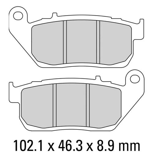 Ferodo FDB2179ST Disc Pad Set (2 pc) - Sinter Grip ST - Sintered