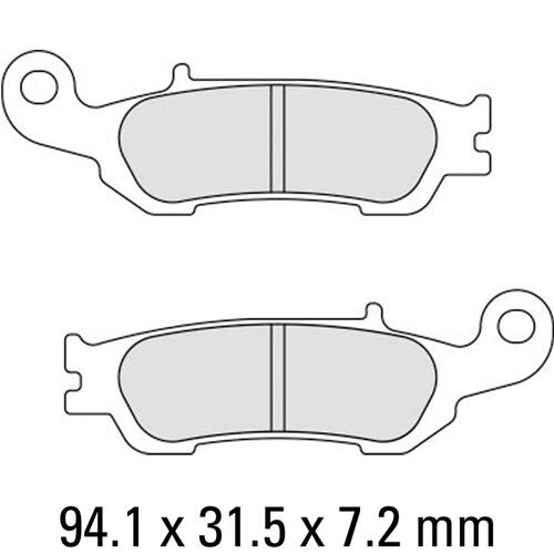 Ferodo FDB2219SG Disc Pad Set (2 pc) - Sinter Grip SG - Sintered