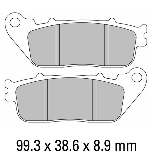 Ferodo FDB2253ST Disc Pad Set (2 pc) - Sinter Grip ST - Sintered