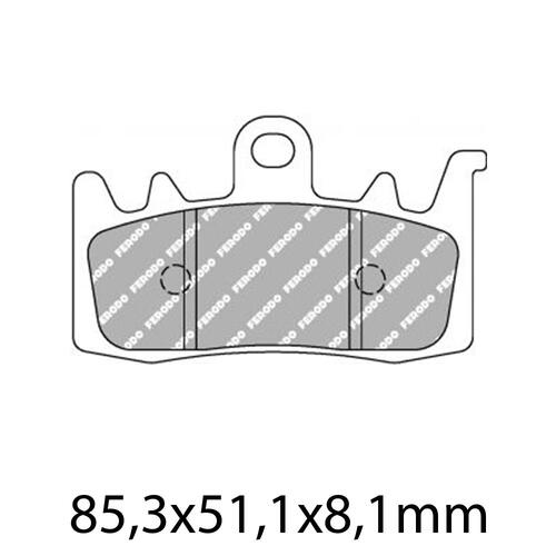 Ferodo FDB2265ST Disc Pad Set (2 pc) - Sinter Grip ST - Sintered