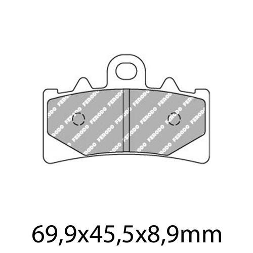 Ferodo FDB2266ST Disc Pad Set (2 pc) - Sinter Grip ST - Sintered