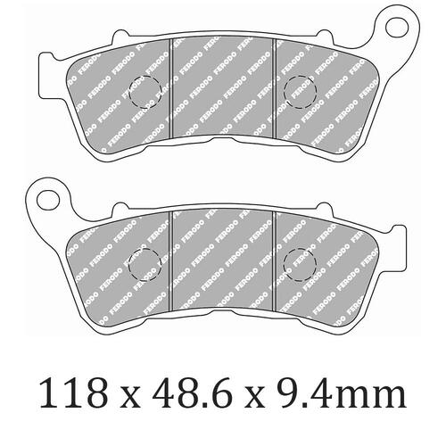 Ferodo FDB2299ST Disc Pad Set (2 pc) - Sinter Grip ST - Sintered