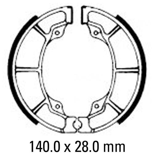 Ferodo Brake Shoe Set - FSB760