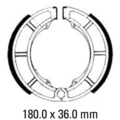 Ferodo Brake Shoe Set - FSB784