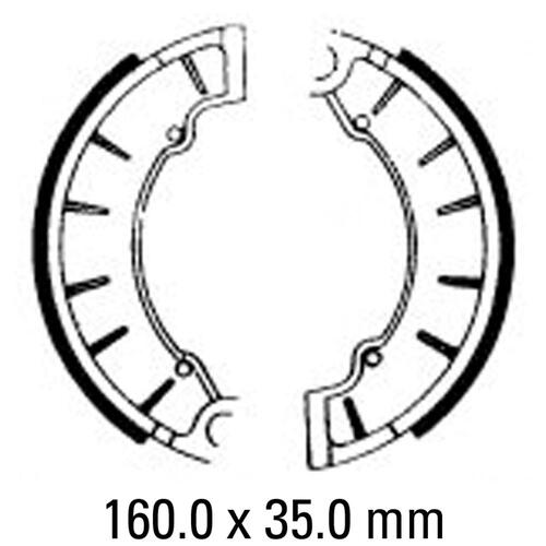 Ferodo Brake Shoe Set - FSB855