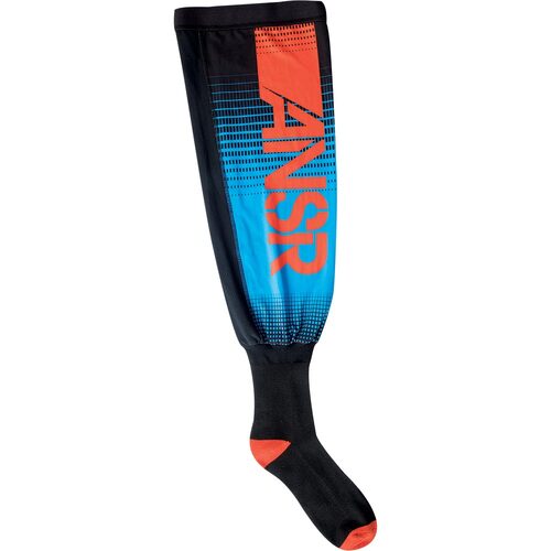 Answer 'Race Pro' MX Socks - Blue/Orange [Size: L-XL]