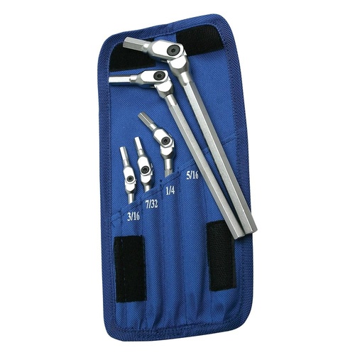 Motion Pro SAE Pivot Head Hex Wrench Set (5 Piece)