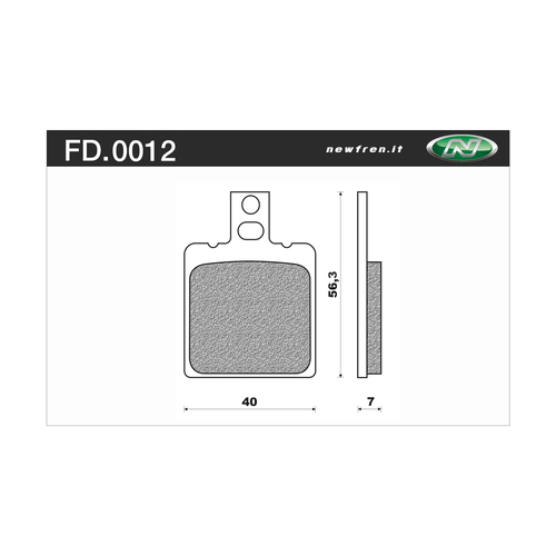 Newfren Brake Pads - Touring Sintered