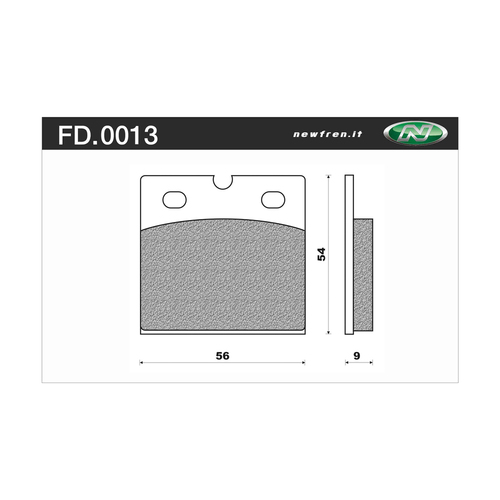 Newfren Brake Pads - Touring Organic