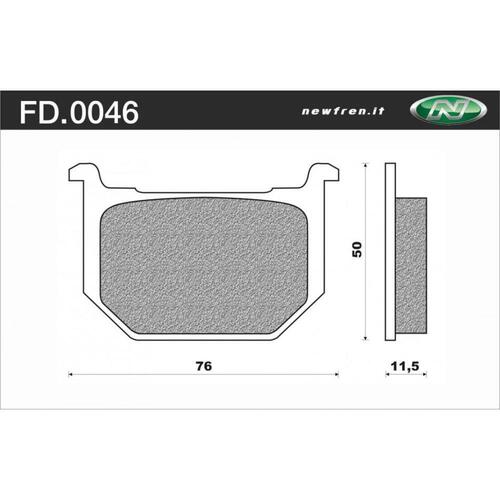 Newfren Brake Pads - Sintered Road Touring