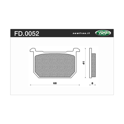 Newfren Brake Pads - Touring Organic