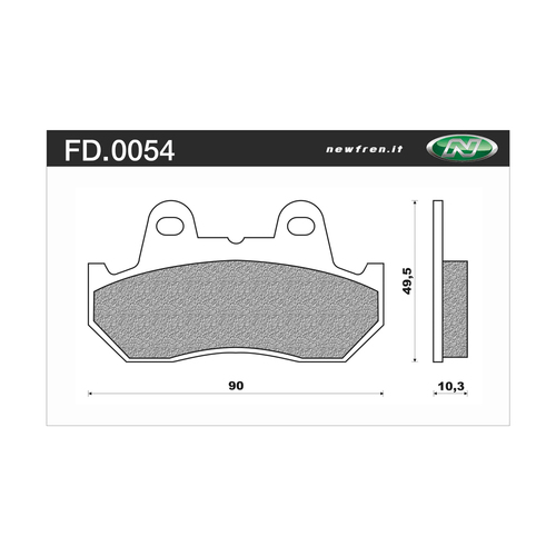 Newfren Brake Pads - Touring Sintered