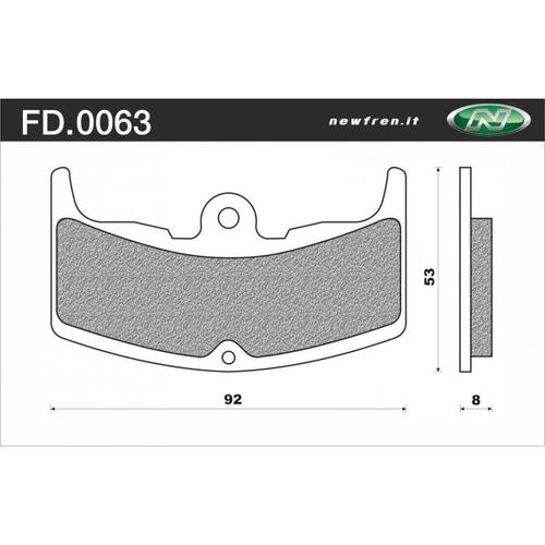 Newfren Brake Pads - Off Road Dirt Organic