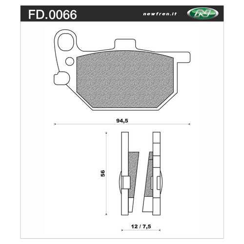 Newfren Brake Pads - Off Road Dirt Sintered