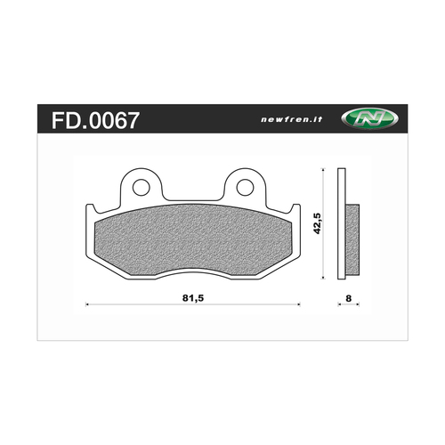 Newfren Brake Pads - Touring Sintered