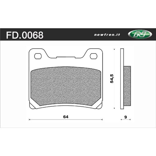 Newfren Brake Pads - Off Road Dirt Organic