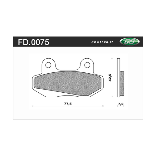 Newfren Brake Pads - Off Road Dirt Sintered