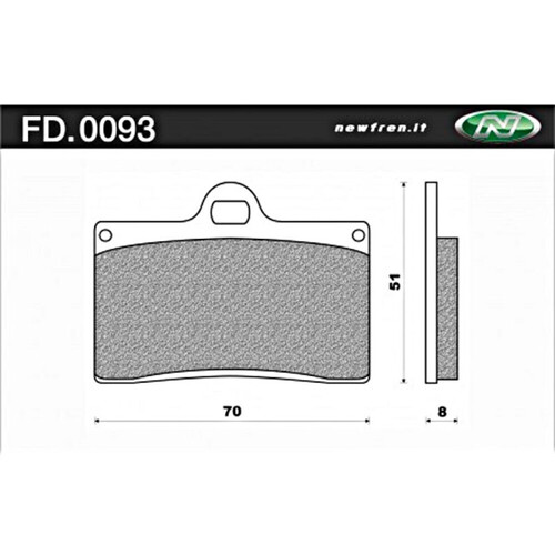 Newfren Brake Pads - Off Road Dirt Sintered