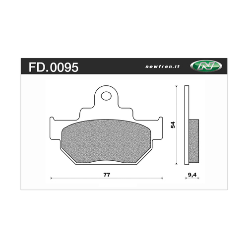 Newfren Brake Pads - Touring Organic