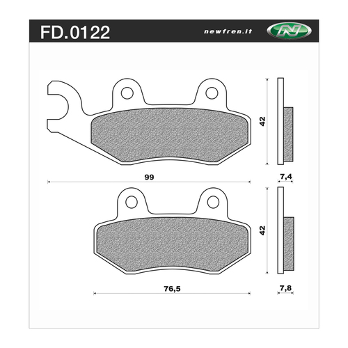 Newfren Brake Pads - Off Road Dirt Touring