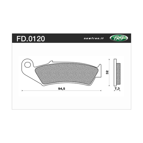 Newfren Brake Pads - Touring Sintered