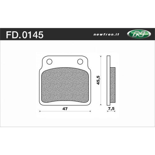 Newfren Brake Pads - Touring H/D Organic