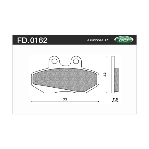 Newfren Brake Pads - Touring Organic